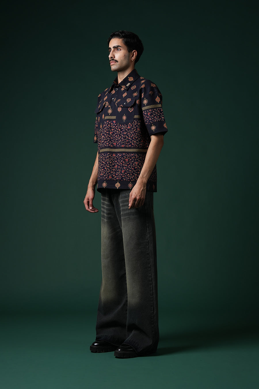 Jungle Glyph polo shirt