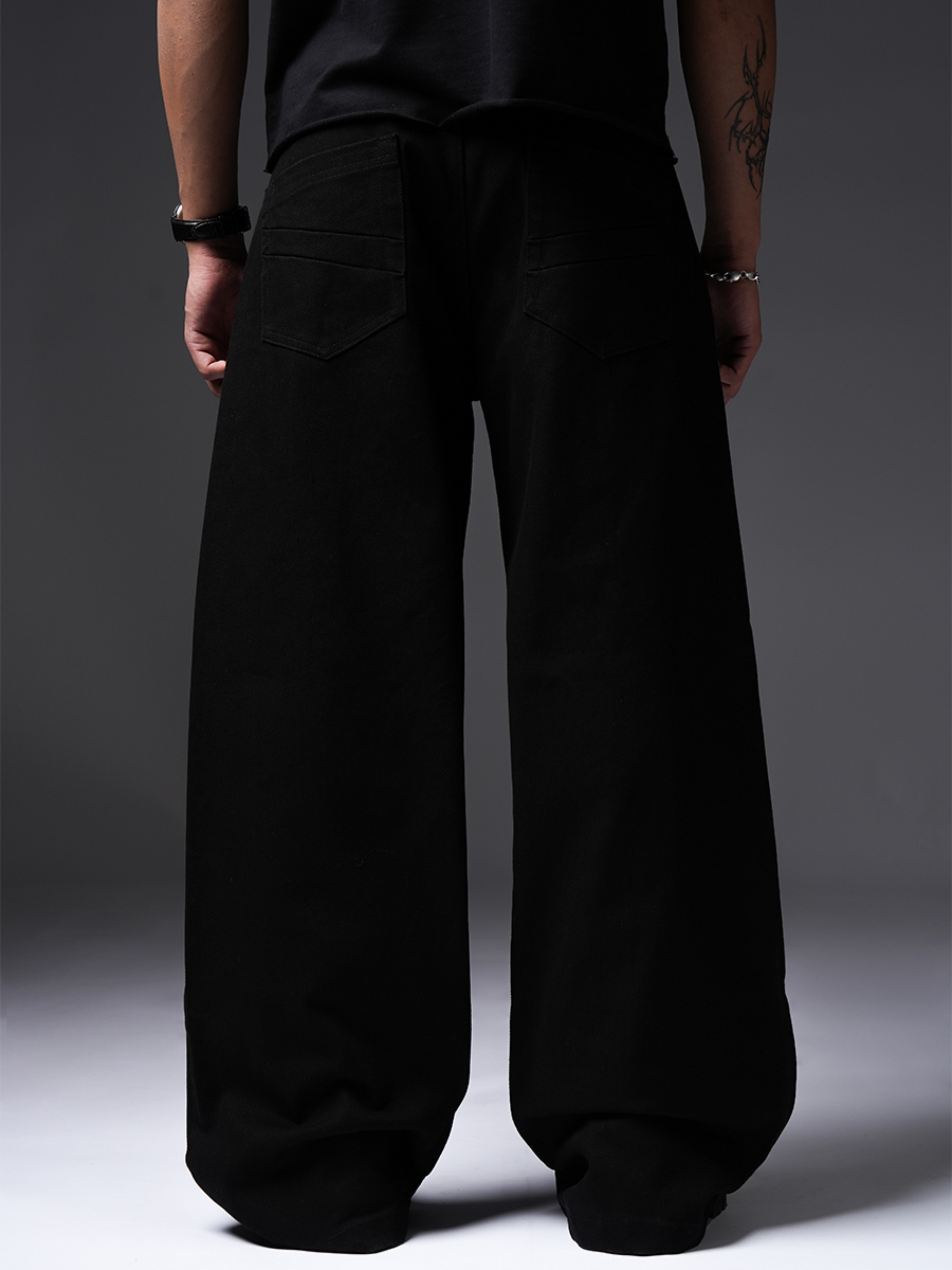 Rise and Conquer Black Denims
