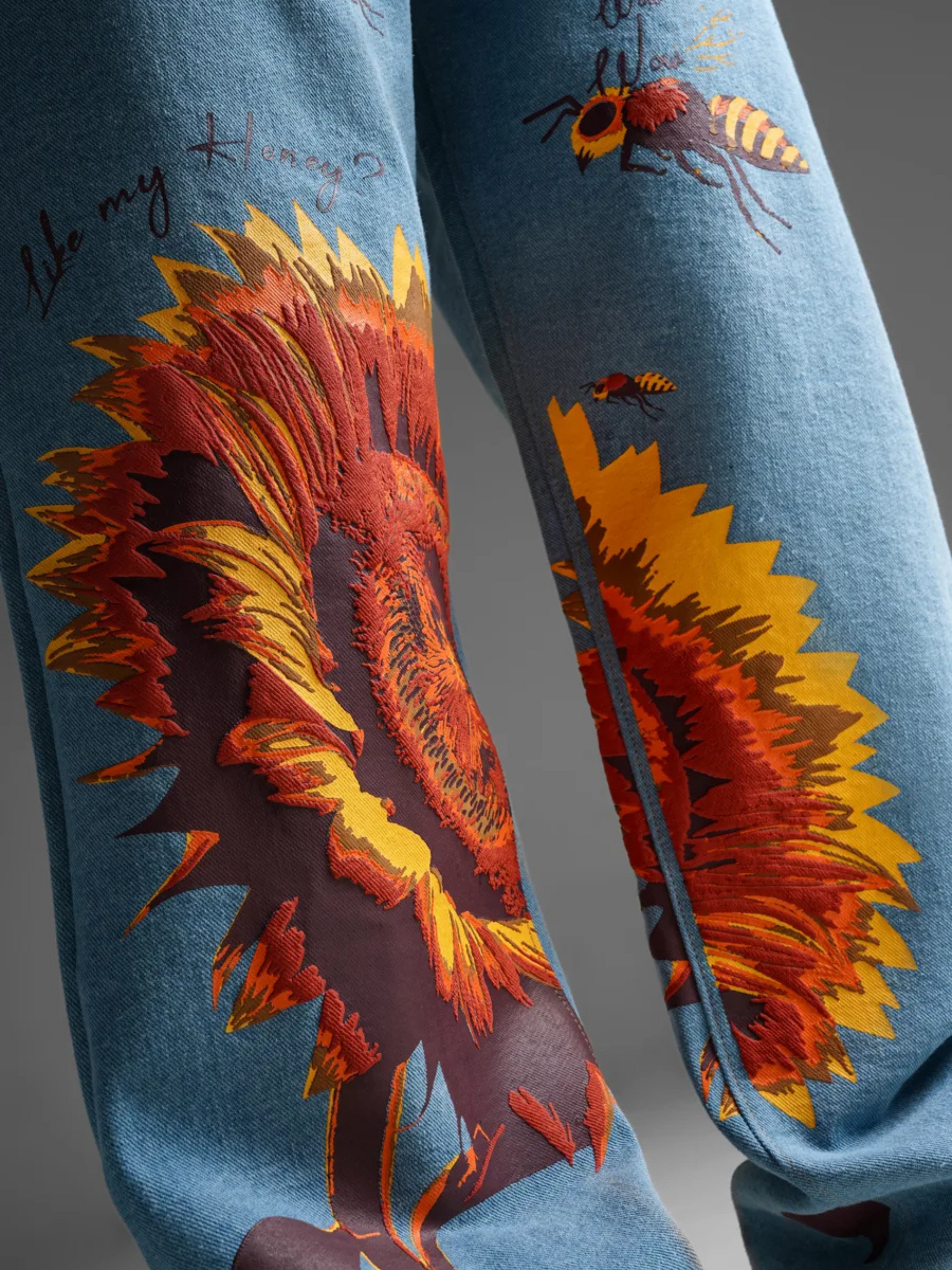 Sunflower Harmony Denim Pant