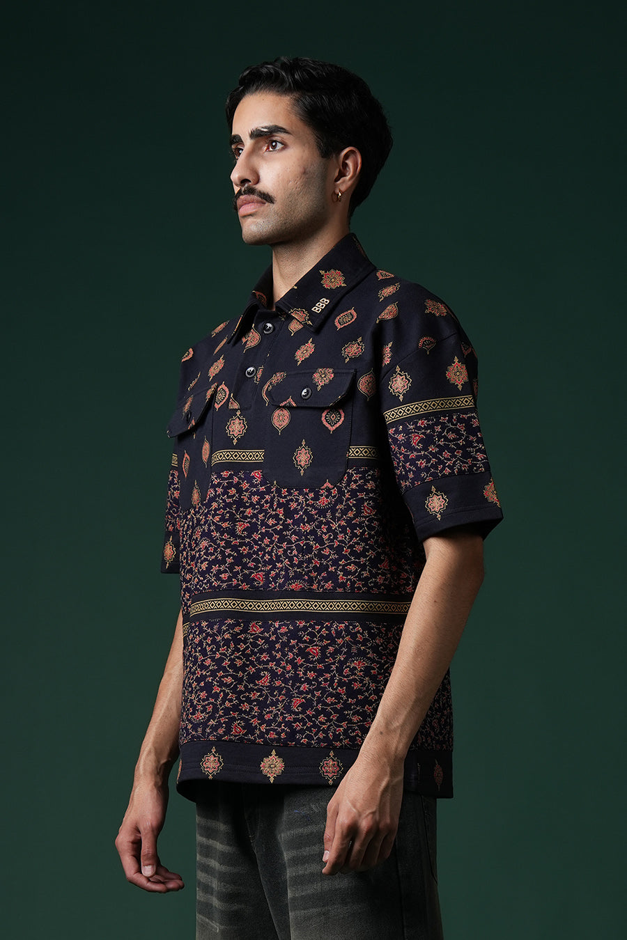 Jungle Glyph polo shirt