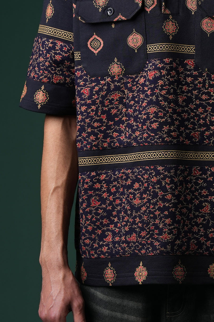Jungle Glyph polo shirt